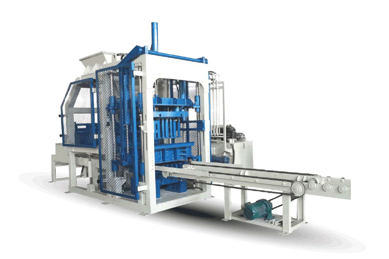 semi automatic concrete brick & block making machine