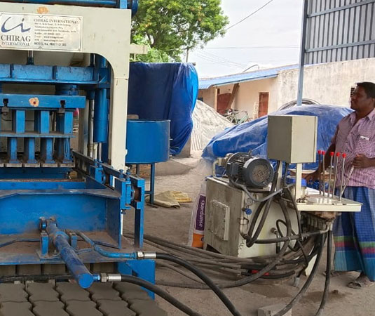 multipurpose block making machine installation in thrissur